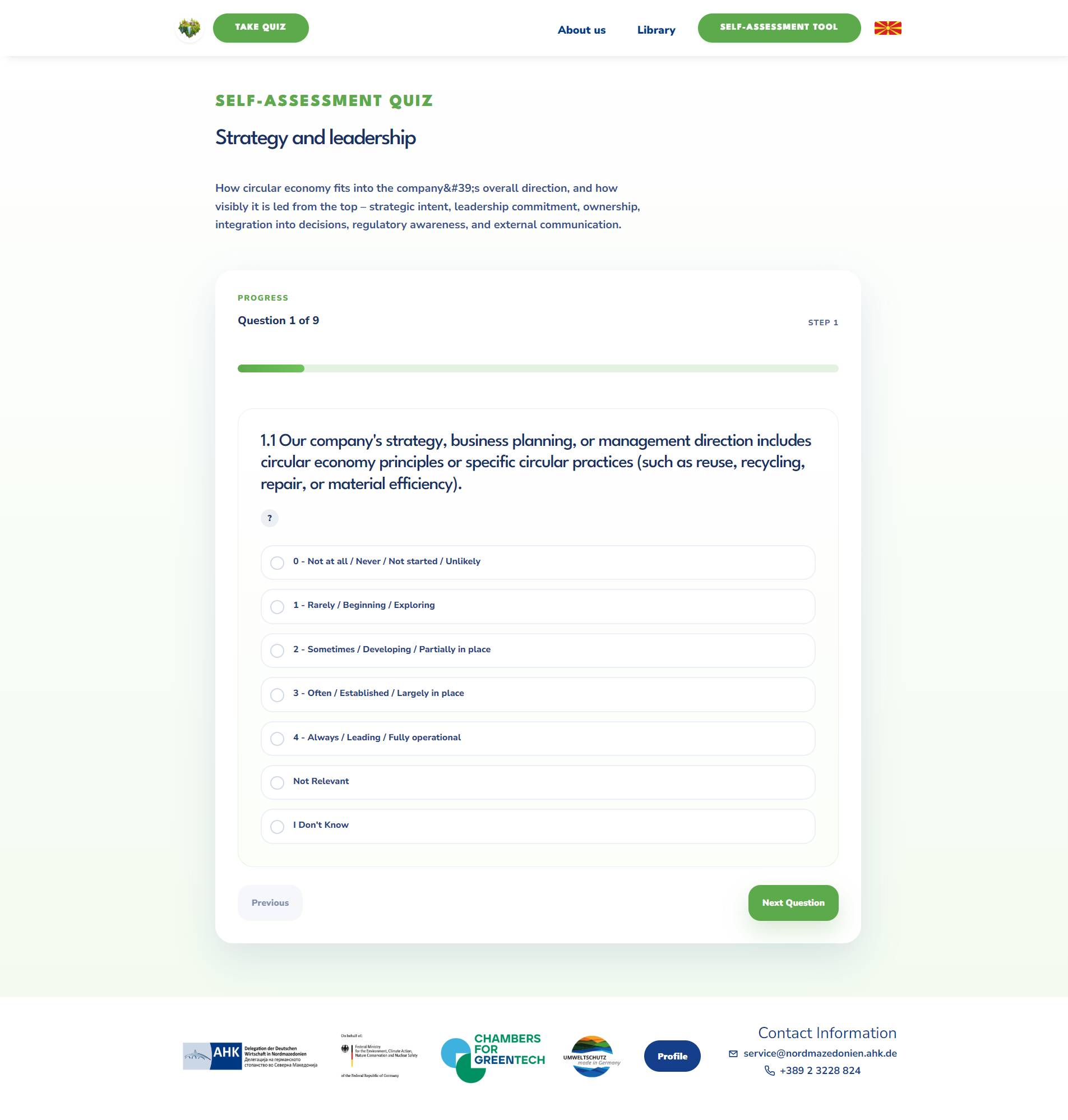 Circular Economy | Self-Assessment Platform supporting image 5