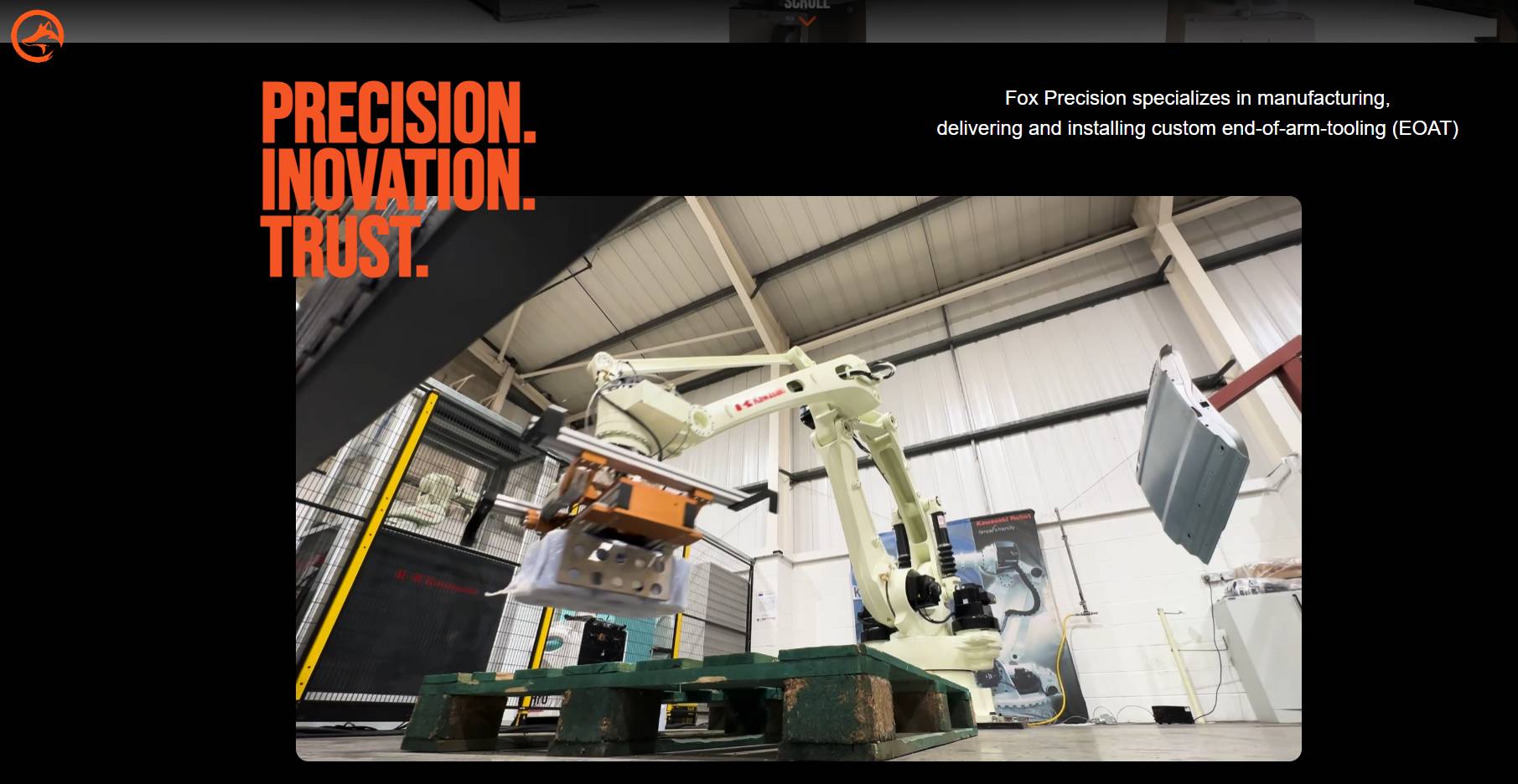 Fox Precision | EOAT & Robotics Business Website supporting image 2